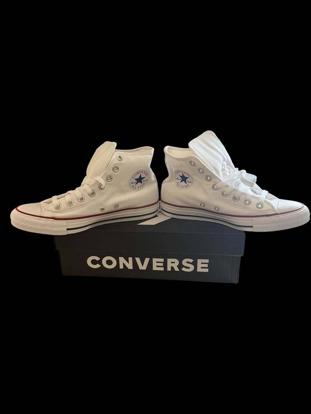 Converse Chuck Taylor All Star High Top White Sneakers Men's 8 Women's 10
